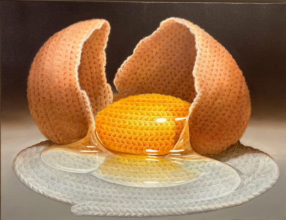Woolscape- yolk by Jae Young Park — Oil on canvas