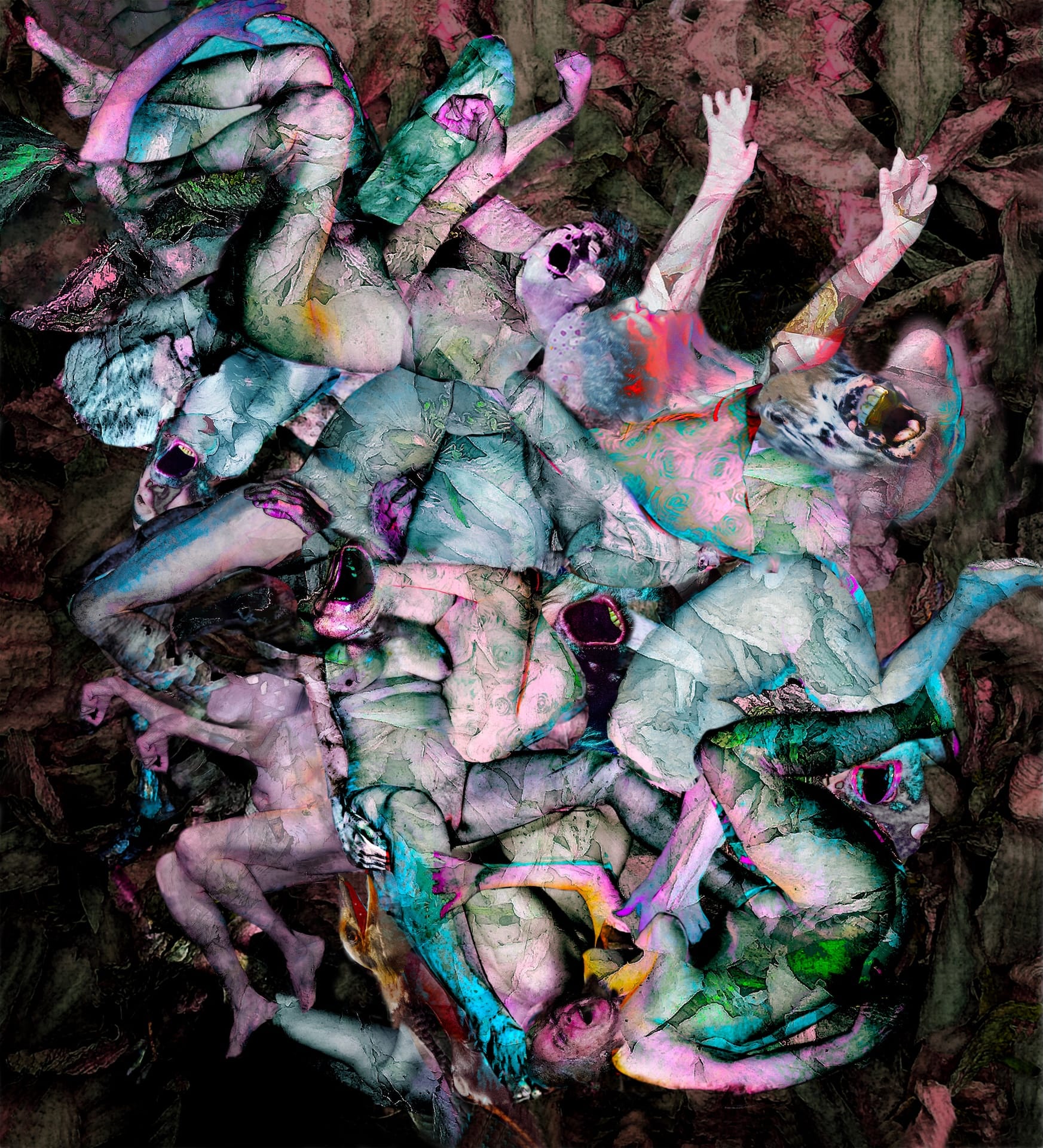 The Chorus by Toby MacLennan — Digital artwork on paper, 2024