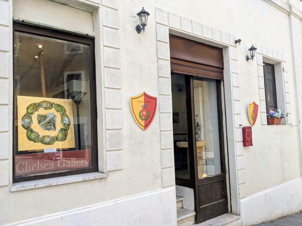 The Chelsea Gallery in Chianciano Terme.