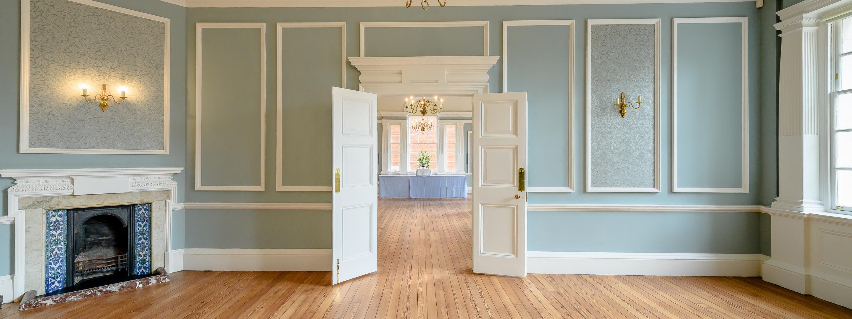 The Ante Room, its doors open through to the suite beyond.