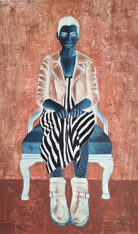 Reflection by Aimilia Filippakou, Mixed media on canvas