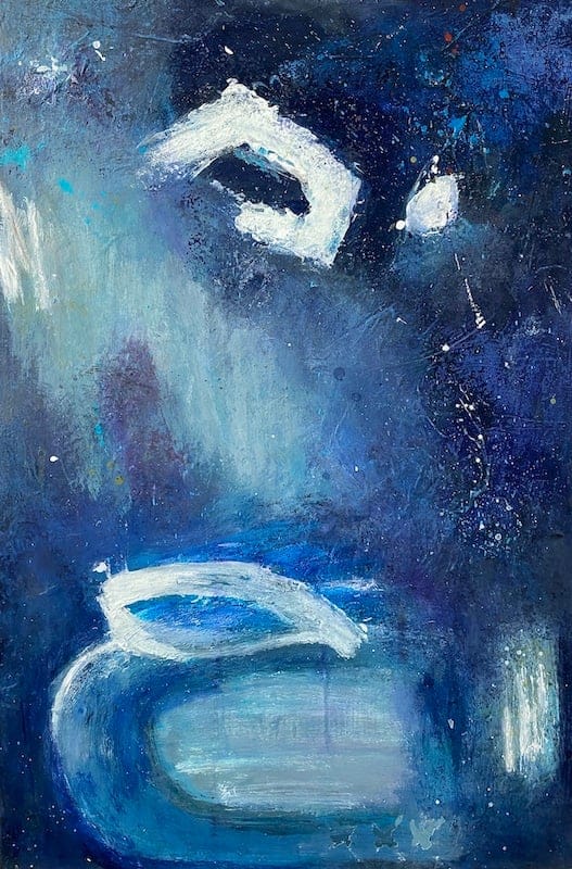 Alethea Eriksson_Haiku – No. 121.jpg by Alethea Eriksson, Mixed media on board