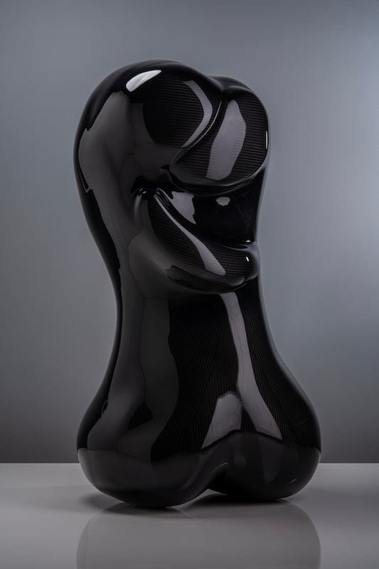 Homage to Klimt by Axel Becker, Carbon, Acrylic, Lacquer