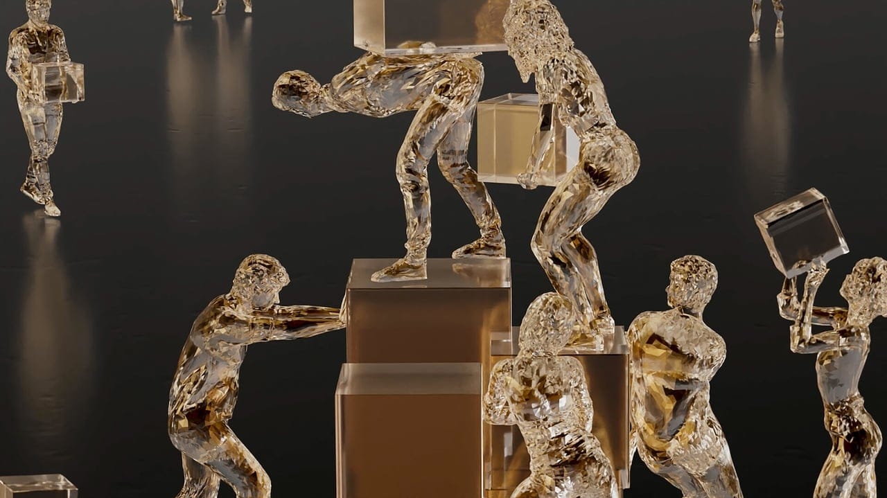 The Glass Menagerie by Dmitry Kemell, Video artwork, 2024