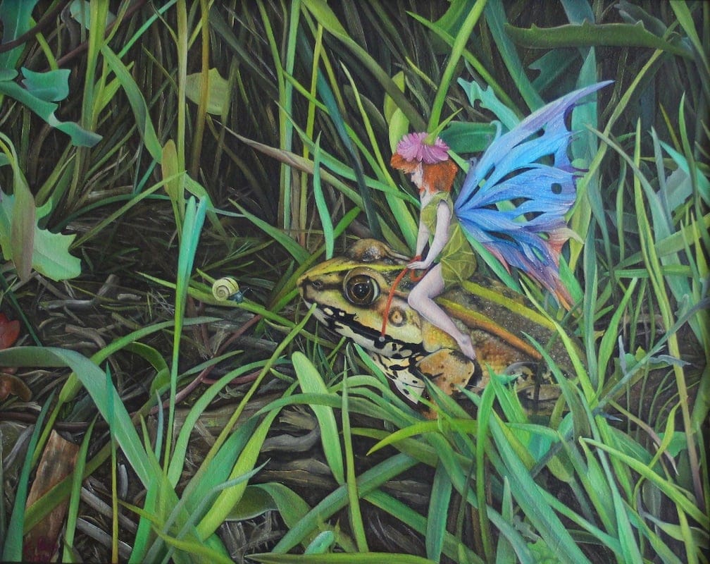 A Fellow Traveller by Emma Pewsey, Oil on canvas