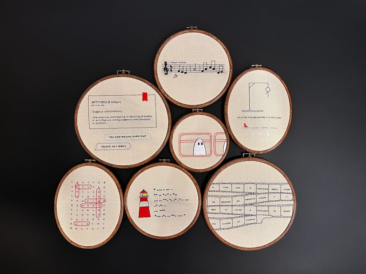 Limerence by Grace Ren, Embroidery/Textile Art, 2023