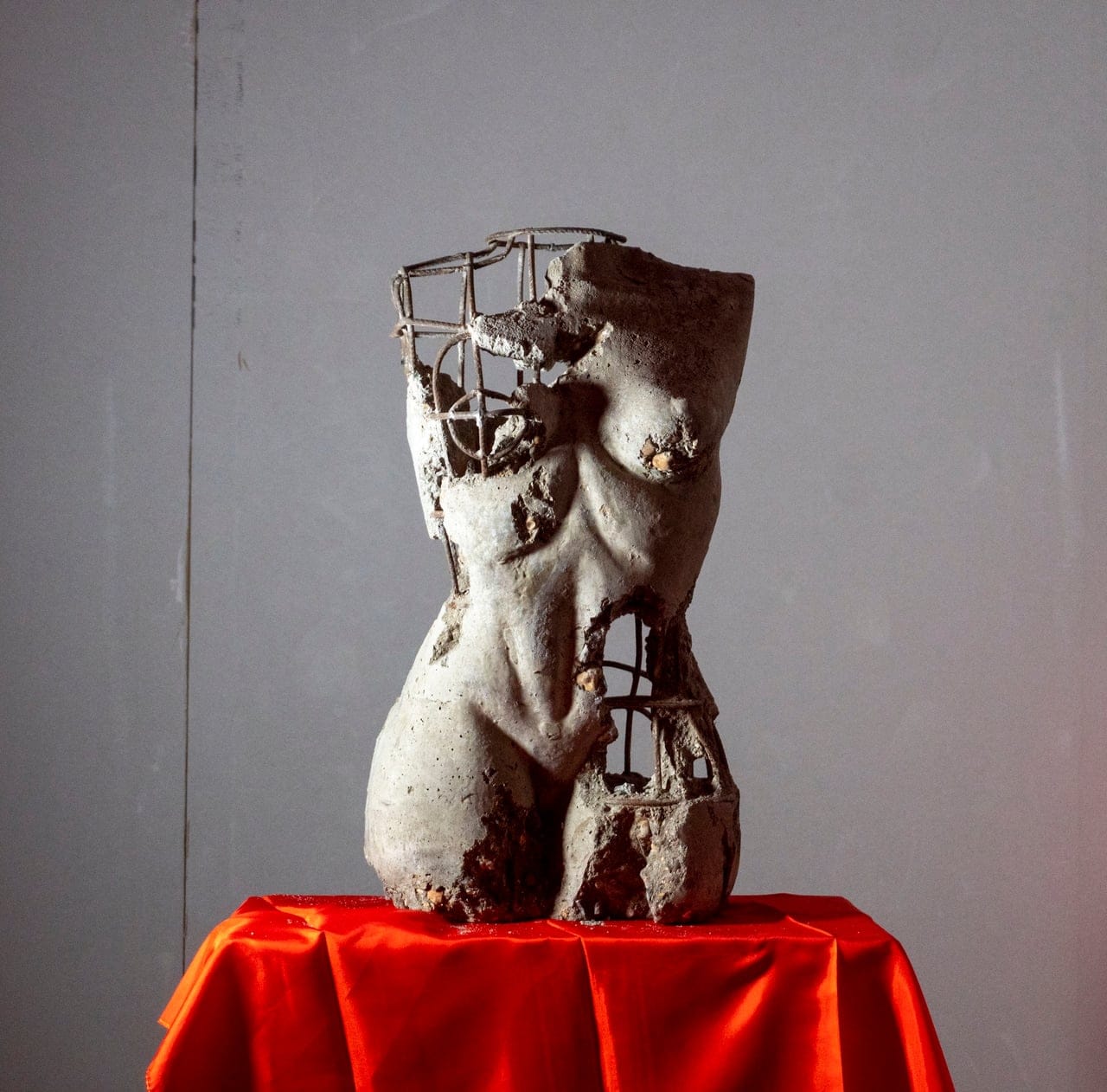OVERBEARING by IBRAHIM TURK, Mixed media sculpture, 2022