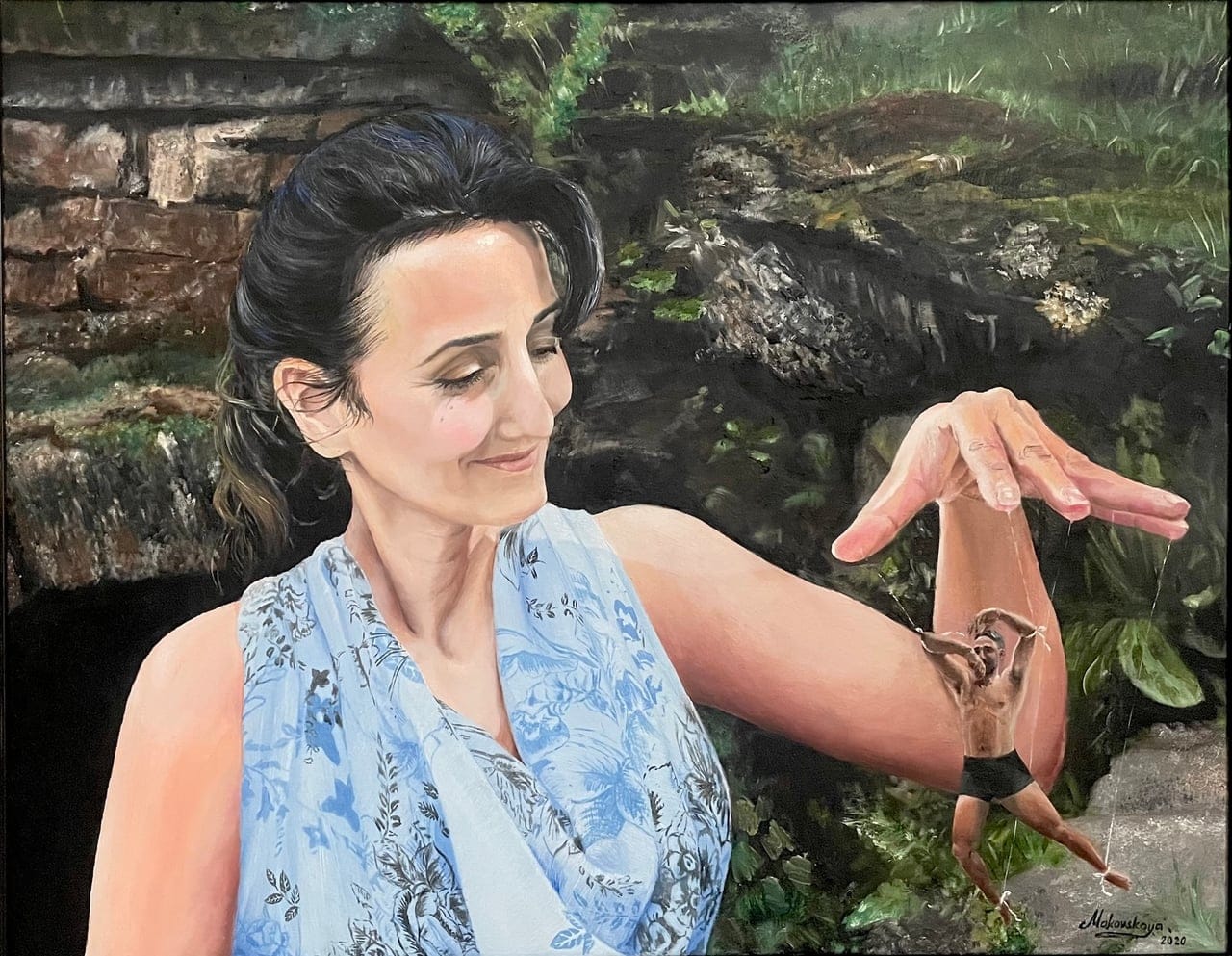 Fate by Irina Makovskaya, Oil on canvas, 2020