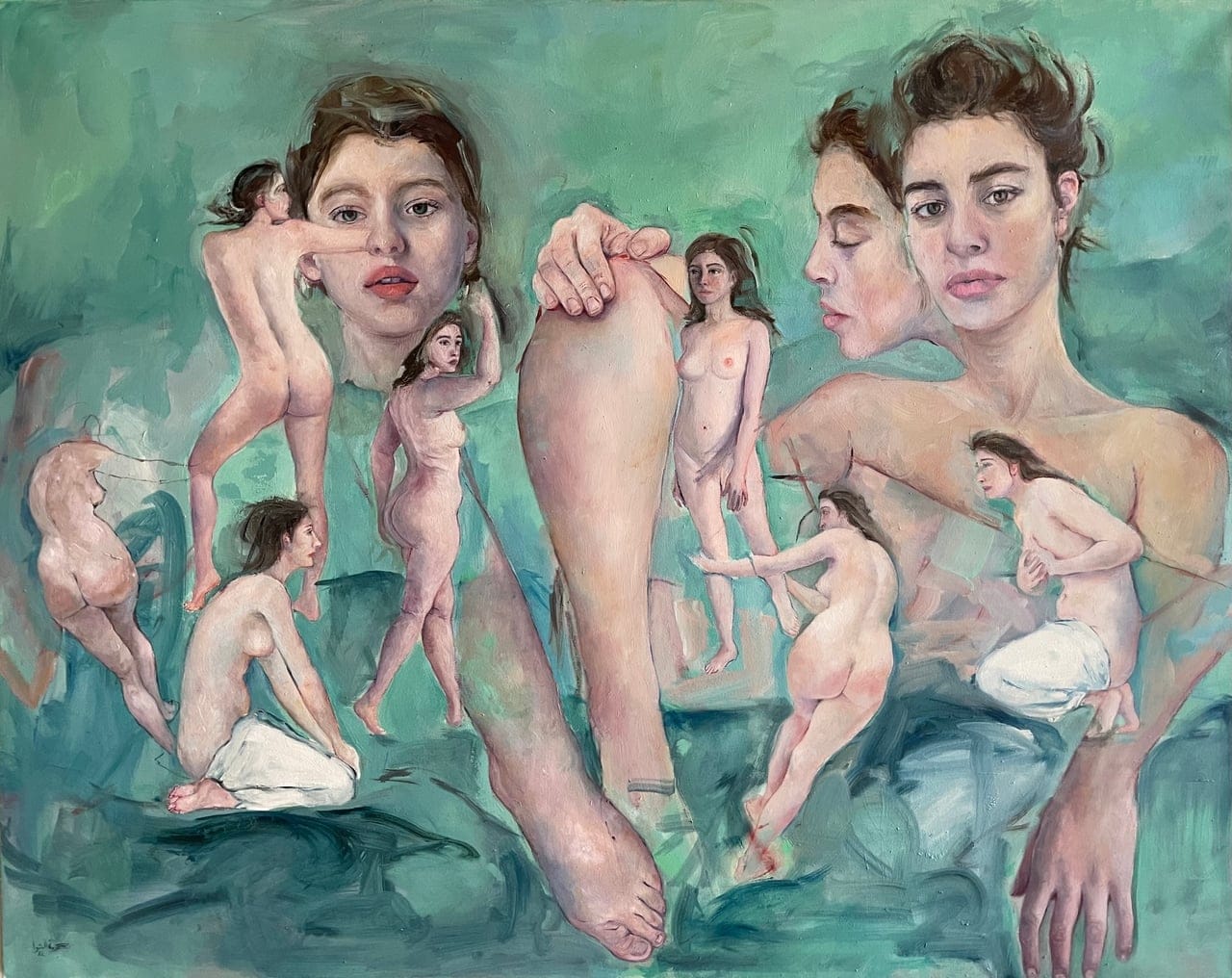 Alter ego by Karma Shawa, Oil on canvas, 2022