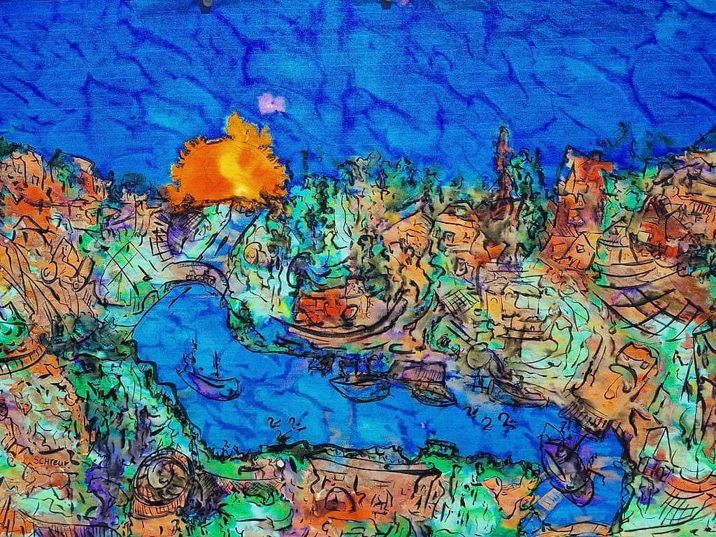 Tomorrow is a brand new day! by Marcel Schreur, Ink on paper
