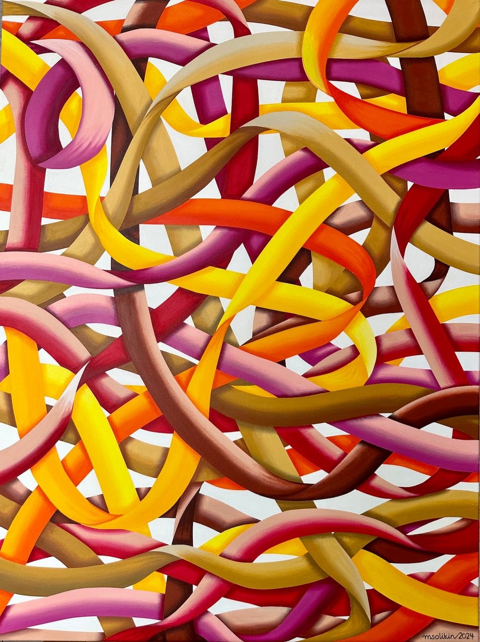 Surge by Mariah Solikin, Acrylic on canvas, 2024
