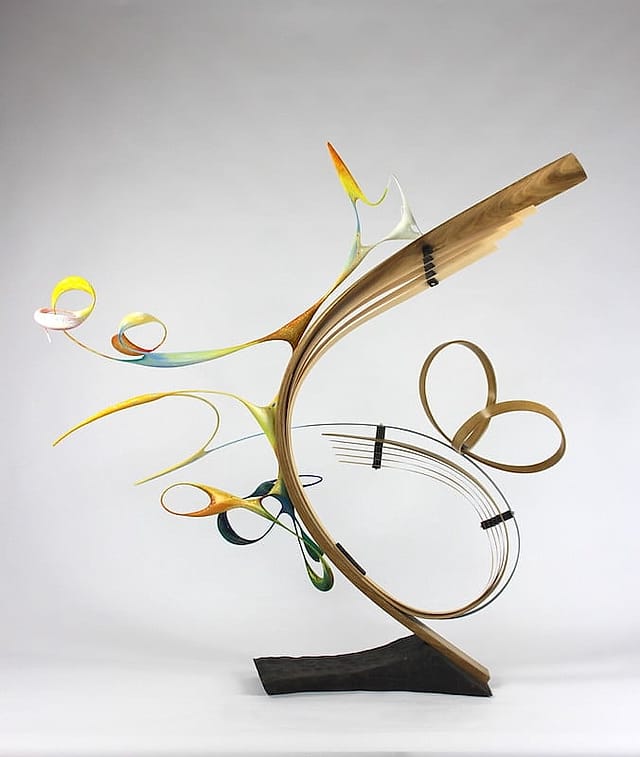 Freedom – Oil Painting in Sculpture by Mark Purllant, Mixed media sculpture