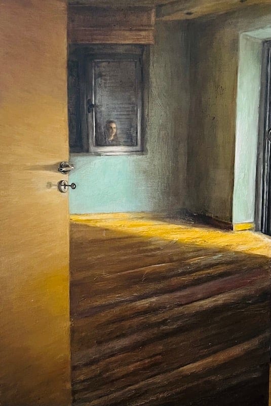 Interior by Naya Paschali, Oil on canvas