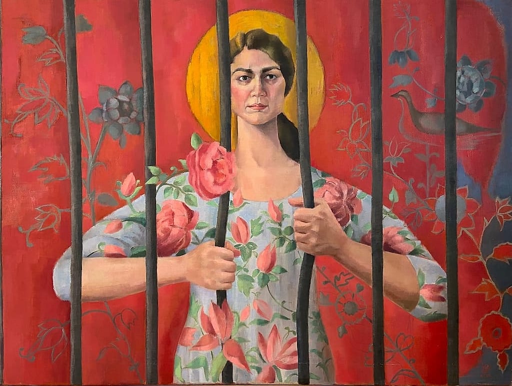 Uprising by Roya Khalili, Oil on canvas