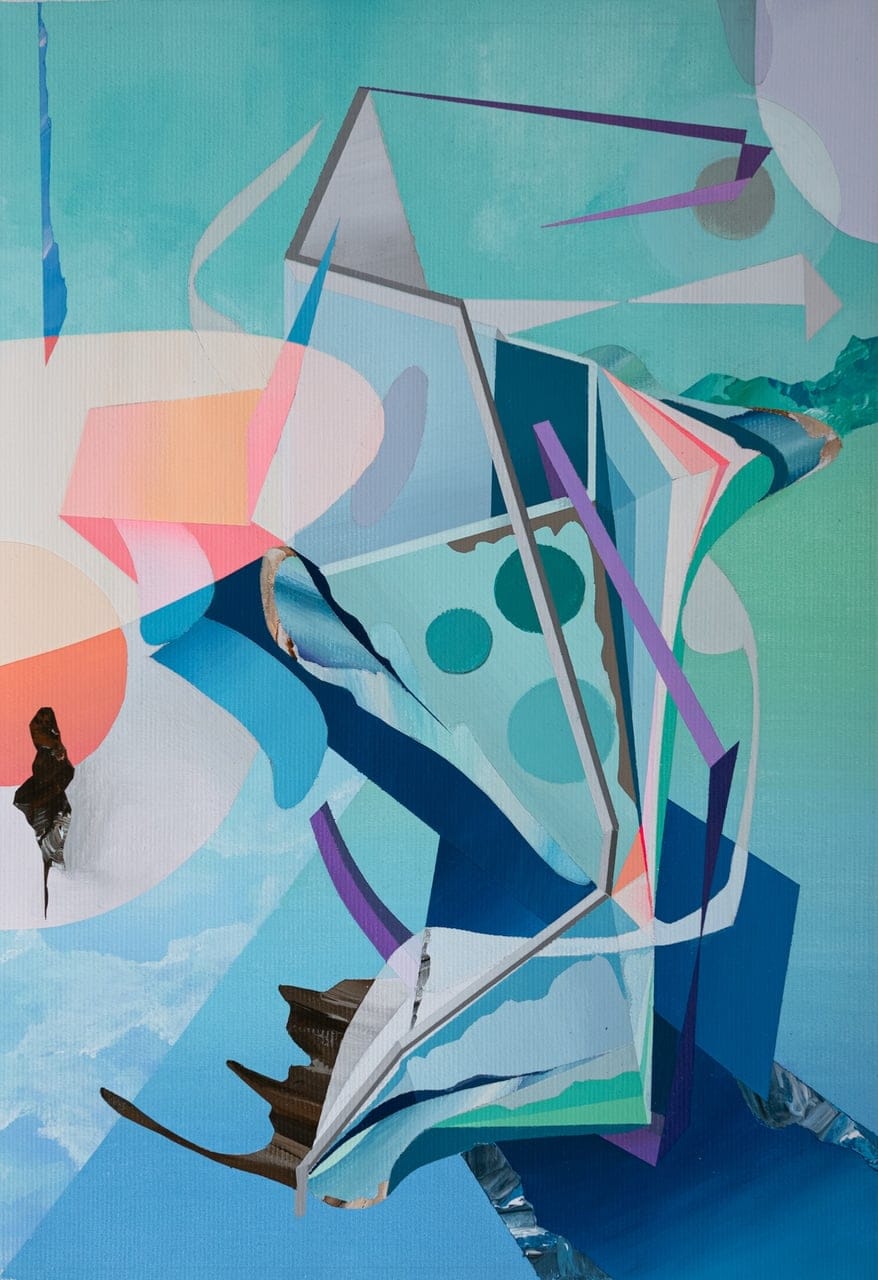 Körper und Raum 3 by Sebastian Roese, Acrylic on canvas, 2025