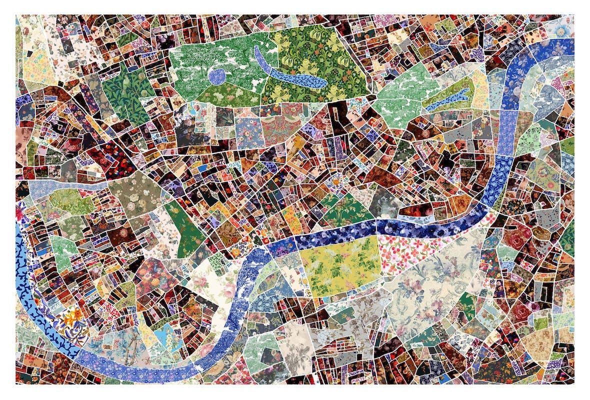 London Patchwork by Simon Schofield, Digital Artwork