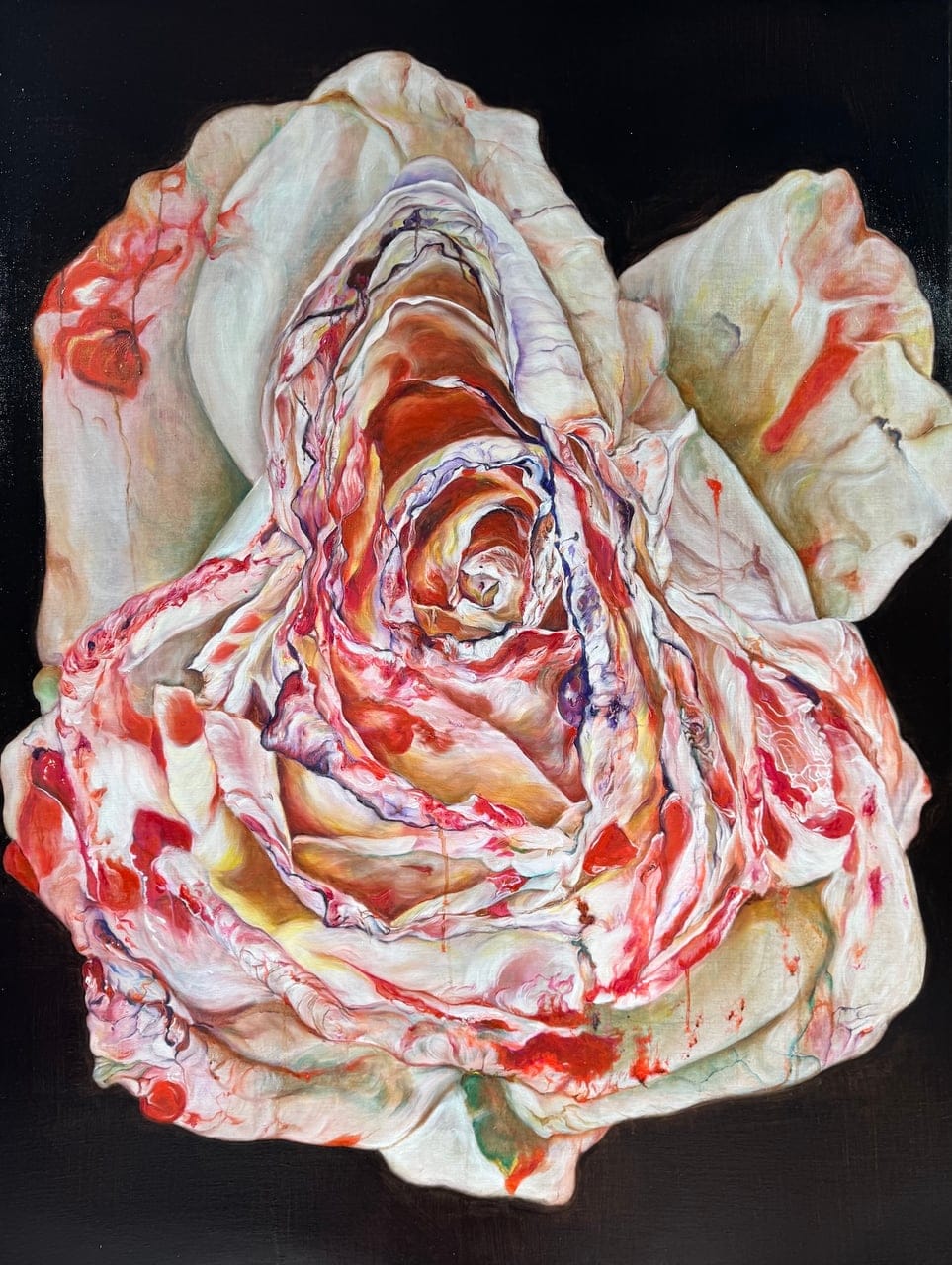 Rose Rhapsody II by Sonia (Shang) Shi, Oil on canvas, 2025