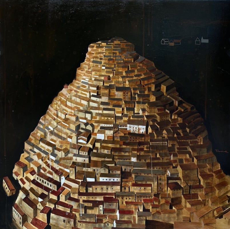 Anthill by Zalkar Toktogulov, Oil on canvas